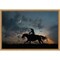 Cowboy By Day and Night II by PHBurchett Framed Canvas Wall Art
